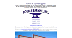 Desktop Screenshot of doublebarone.com